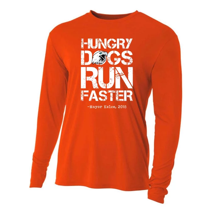 Hungry Dogs Run Faster Cooling Performance Long Sleeve Crew