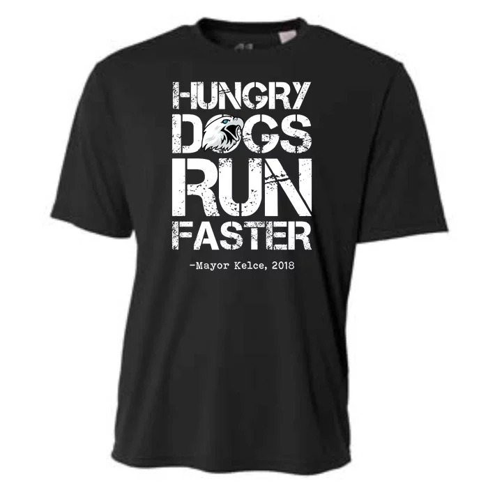 Hungry Dogs Run Faster Cooling Performance Crew T-Shirt