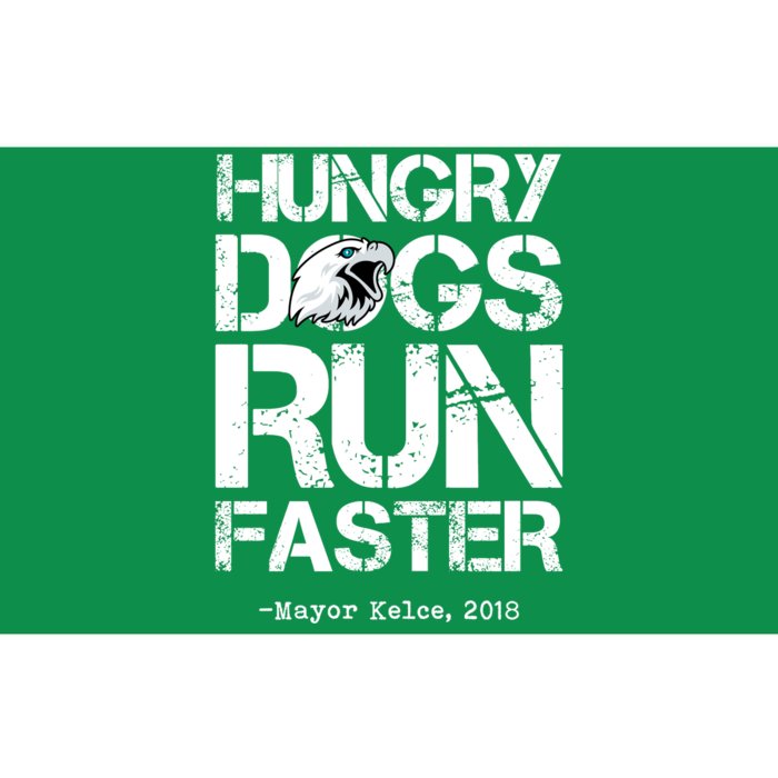 Hungry Dogs Run Faster Bumper Sticker