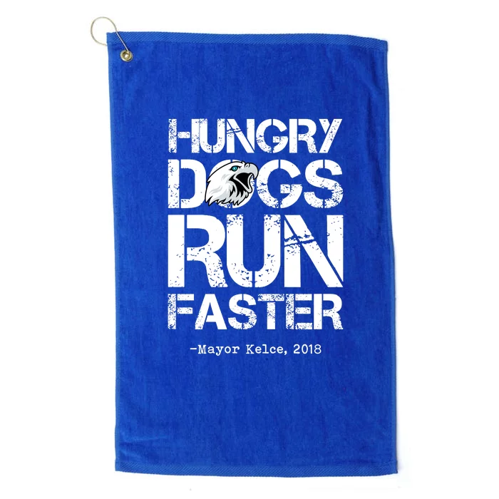 Hungry Dogs Run Faster Platinum Collection Golf Towel