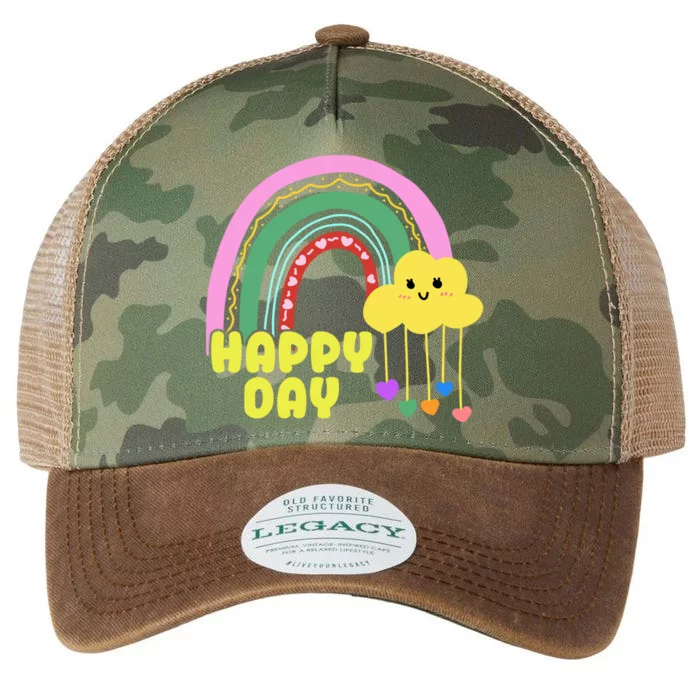 Happy Day Retro 80s Sunshine Legacy Tie Dye Trucker Hat