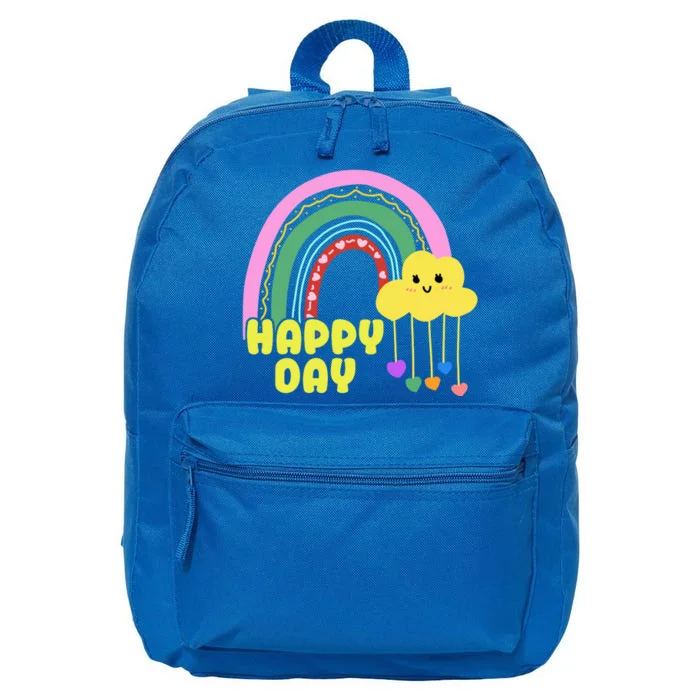 Happy Day Retro 80s Sunshine 16 in Basic Backpack