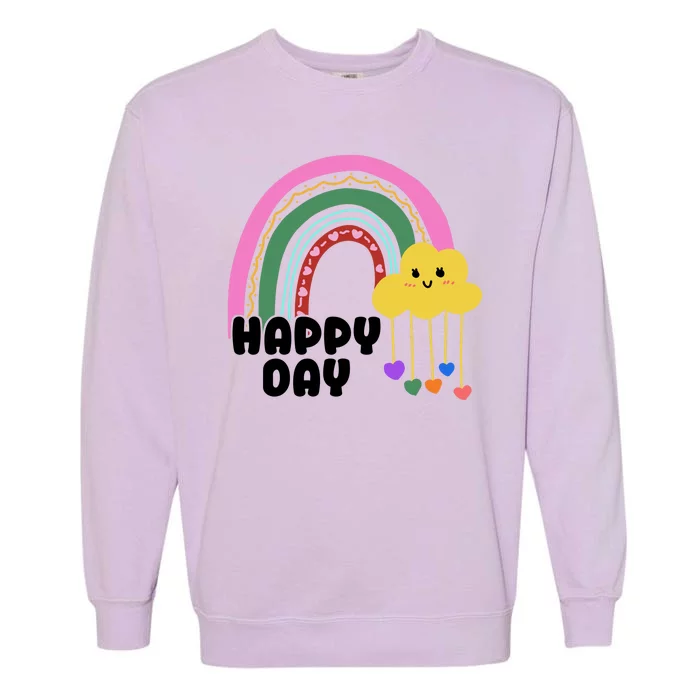 Happy Day Retro 80s Sunshine Garment-Dyed Sweatshirt