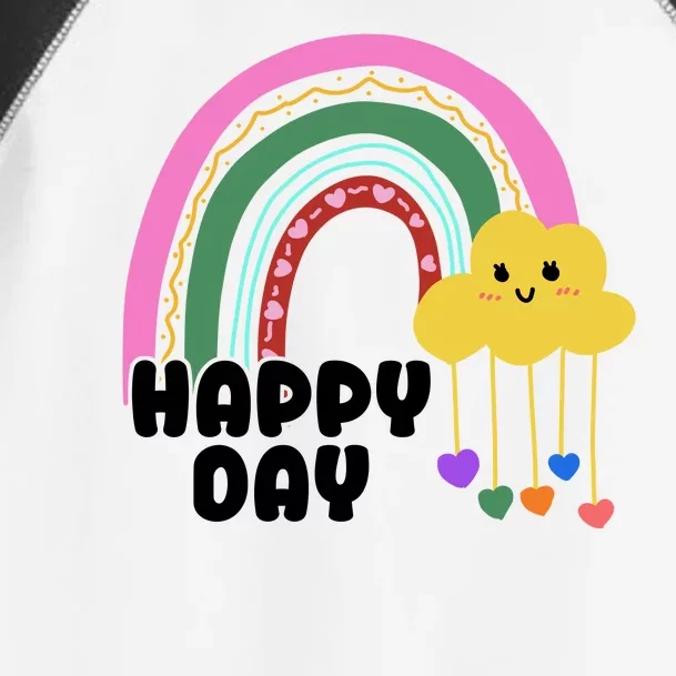 Happy Day Retro 80s Sunshine Toddler Fine Jersey T-Shirt