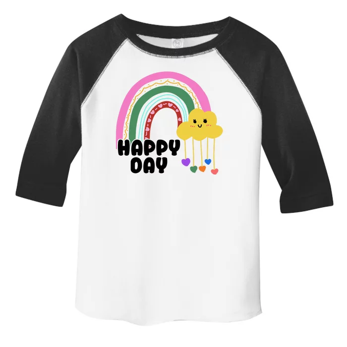 Happy Day Retro 80s Sunshine Toddler Fine Jersey T-Shirt