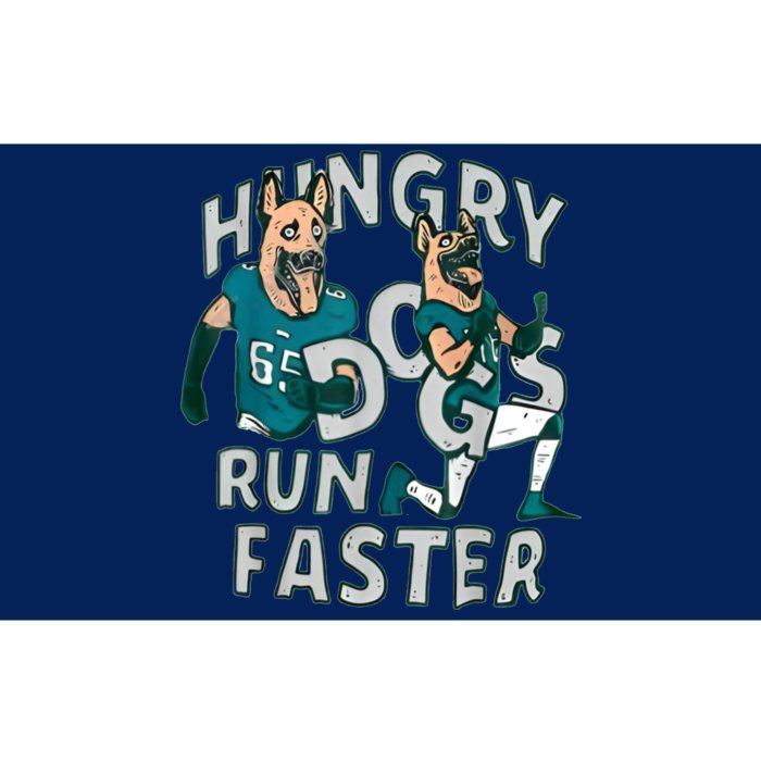 Hungry Dogs Run Faster Bumper Sticker