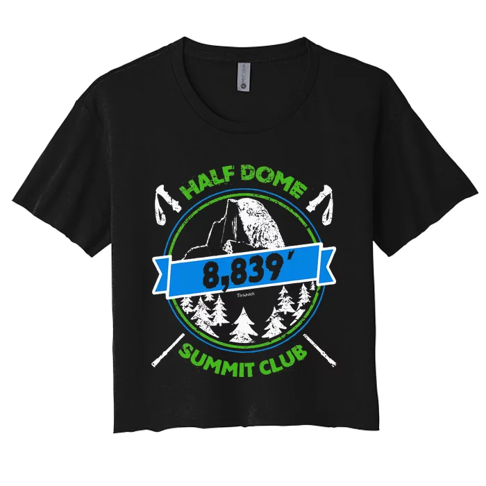 Half Dome Summit Club Women's Crop Top Tee