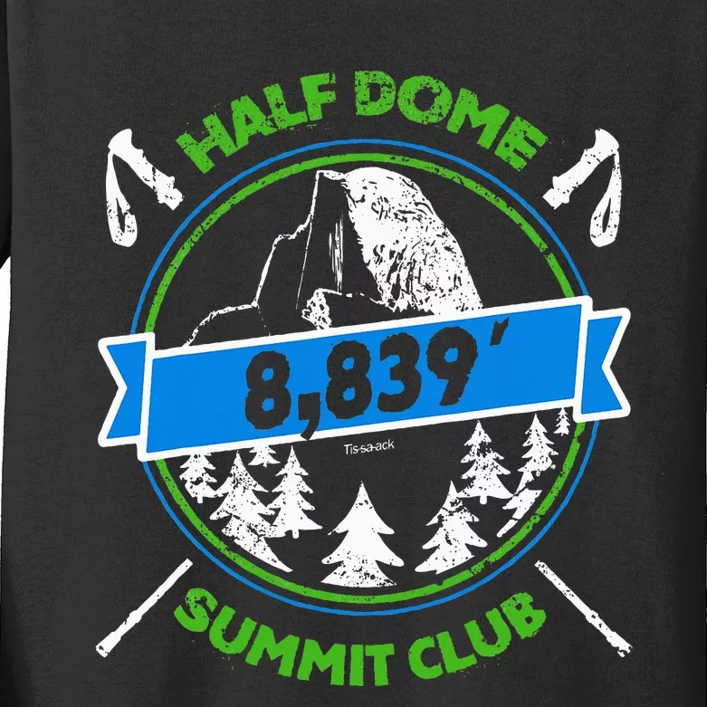 Half Dome Summit Club Kids Long Sleeve Shirt