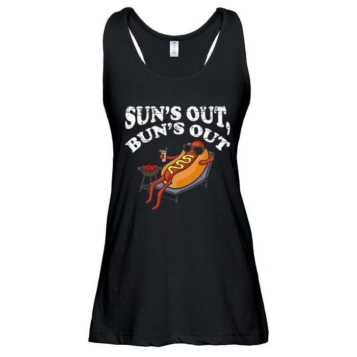 Hot Dog Sun´S Out Bun´S Out Bbq Ladies Essential Flowy Tank