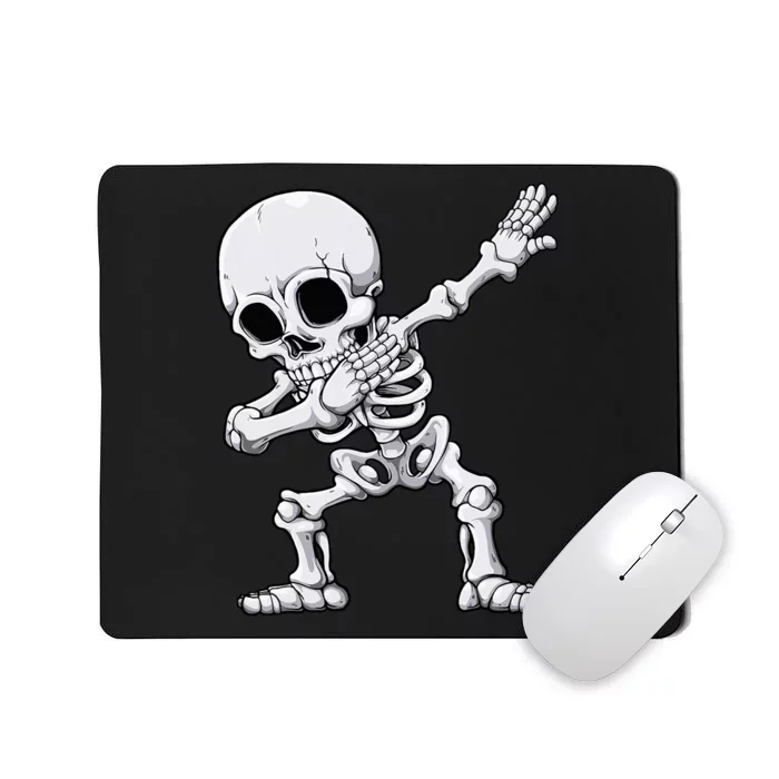 Halloween Dabbing Skeleton Skull Rib Cage Dab Dance Mousepad