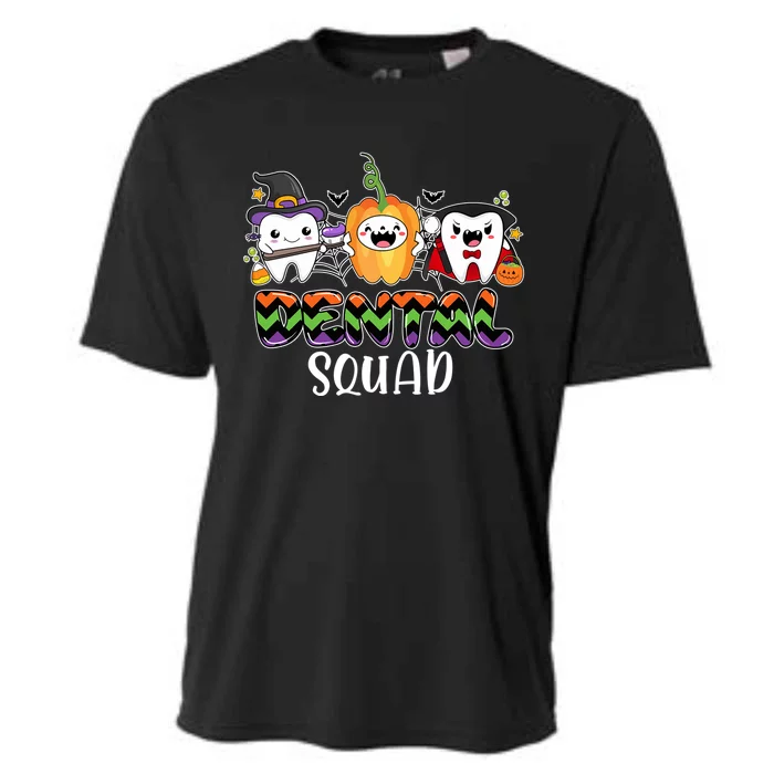 Halloween Dental Squad Trick Or Teeth Cute Ghost Halloween Cool Gift Cooling Performance Crew T-Shirt