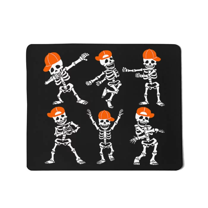 Halloween Dancing Skeleton Cap Funny Gift Mousepad