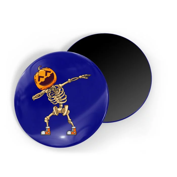 Halloween Dabbing Skeleton Pumpkin Head Dance Dab Gift Magnet