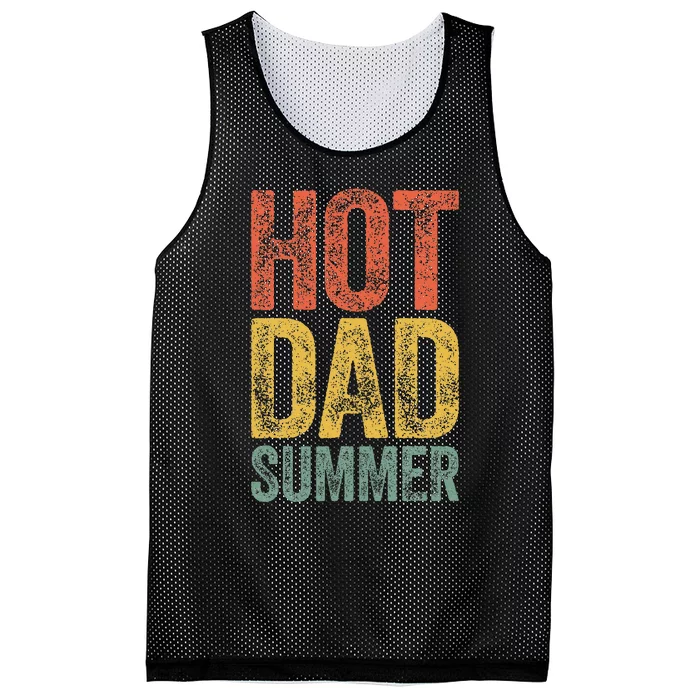 Hot Dad Summer Father's Day Mesh Reversible Basketball Jersey Tank