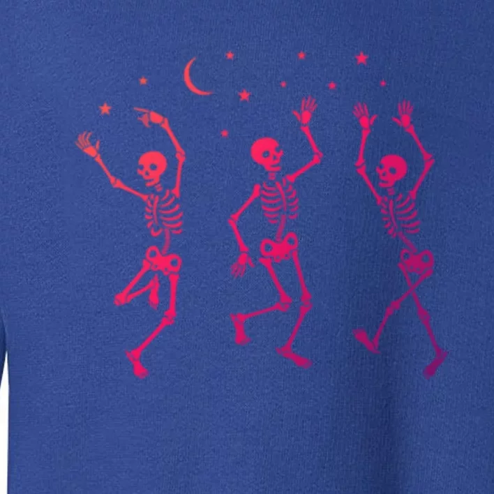 Halloween Dancing Skeletons Gift Toddler Sweatshirt