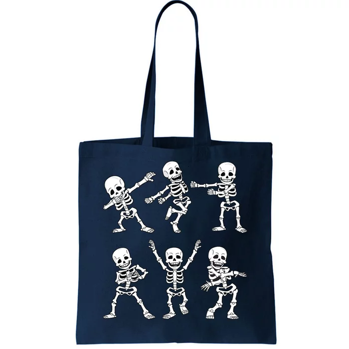 Halloween Dancing Skeletons Dance Challenge Tote Bag