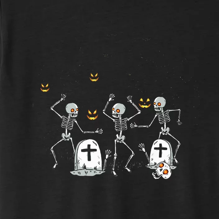 Halloween Dancing Skeleton ChromaSoft Performance T-Shirt