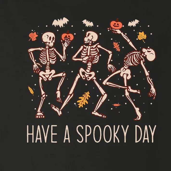 Halloween Dancing Skeletons Have A Spooky Day Toddler Long Sleeve Shirt