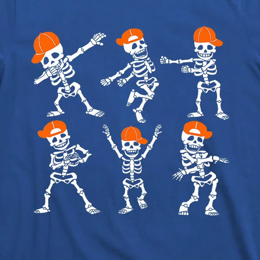 Halloween Dancing Skeleton Cap Funny T-Shirt