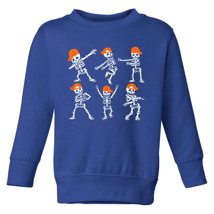 Halloween Dancing Skeleton Cap Funny Toddler Sweatshirt