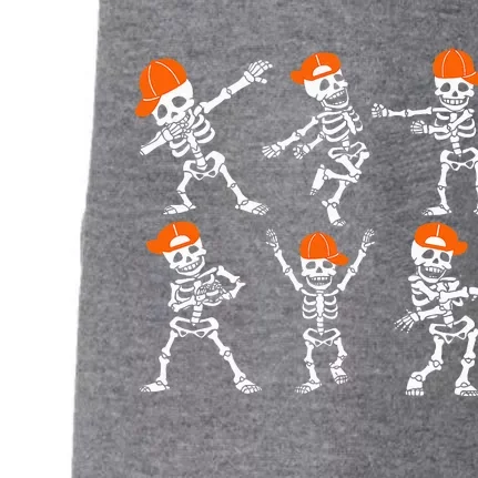 Halloween Dancing Skeleton Cap Funny Doggie 3-End Fleece Hoodie