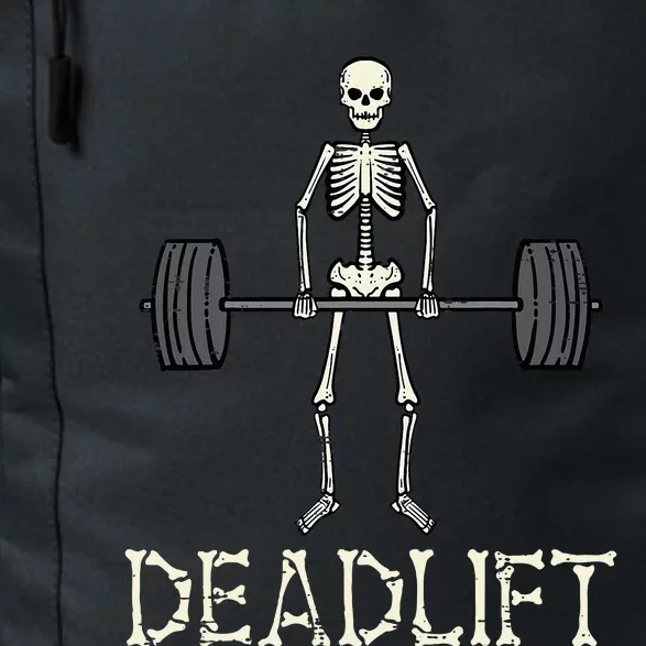 Halloween Deadlift Skeleton Gym Workout Costume Daily Commute Backpack