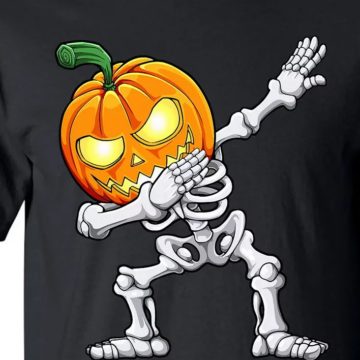 Halloween Dabbing Skeleton Scary Pumpkin Jack O Lantern Tall T-Shirt