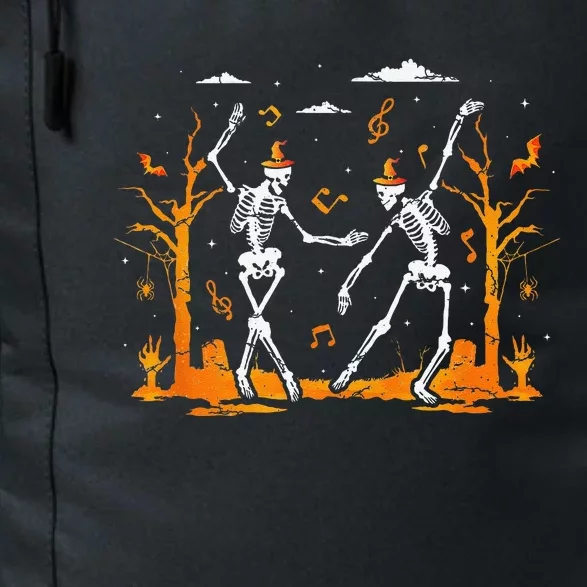 Halloween Dancer Spooky Dancing Skeleton Trick Or Treating Daily Commute Backpack