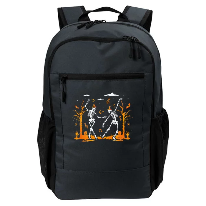 Halloween Dancer Spooky Dancing Skeleton Trick Or Treating Daily Commute Backpack