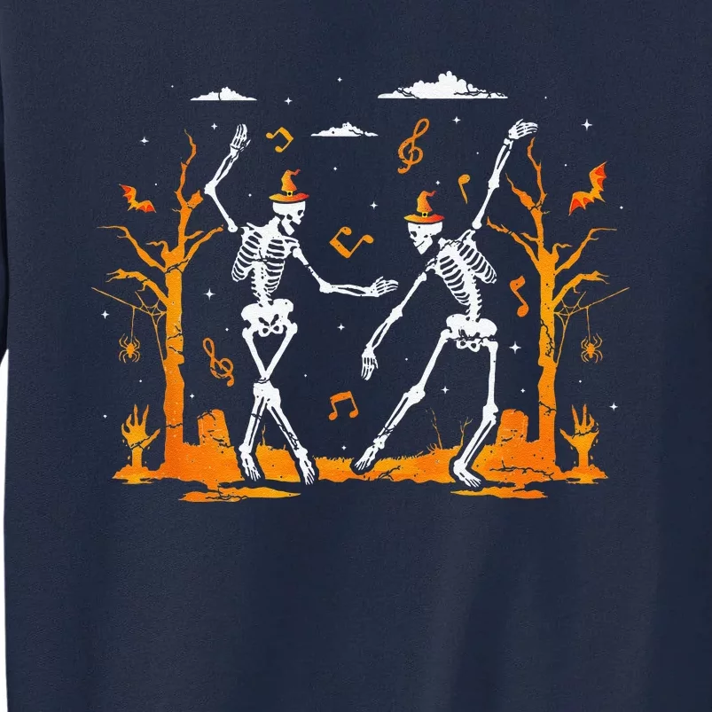 Halloween Dancer Spooky Dancing Skeleton Trick Or Treating Tall Sweatshirt