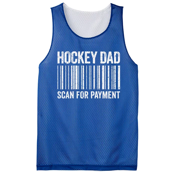 Hockey Dad Scan For Payment Hockey Lover Daddy Mesh Reversible Basketball Jersey Tank