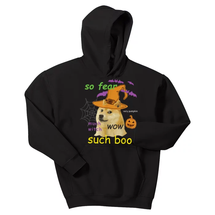 Halloween Doge Shirt Meme Costume Kids Hoodie