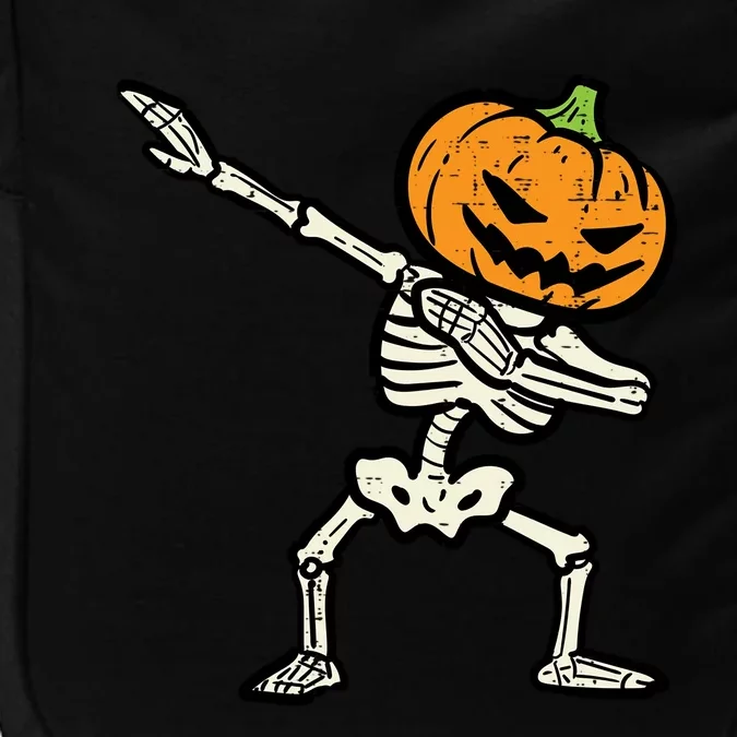 Halloween Dab Skeleton Pumpkin Costume Gift Impact Tech Backpack