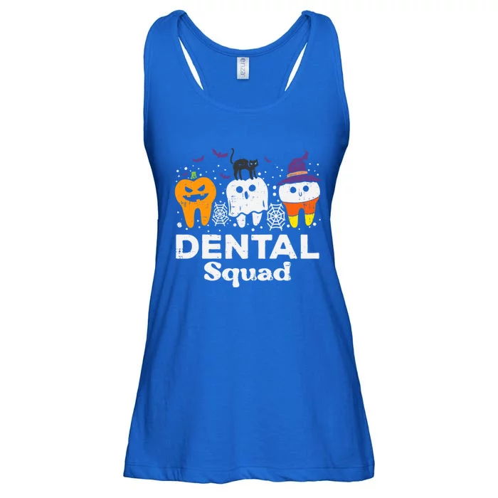 Halloween Dental Squad Teeth Funny Costume Dentist Gift Ladies Essential Flowy Tank