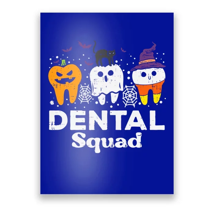 Halloween Dental Squad Teeth Funny Costume Dentist Gift Poster