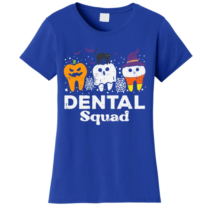 Halloween Dental Squad Teeth Funny Costume Dentist Gift Women's T-Shirt