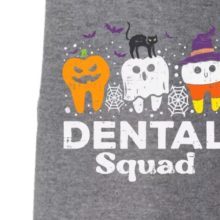 Halloween Dental Squad Teeth Funny Costume Dentist Gift Doggie 3-End Fleece Hoodie