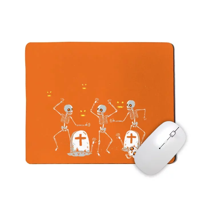 Halloween Dancing Skeleton Mousepad