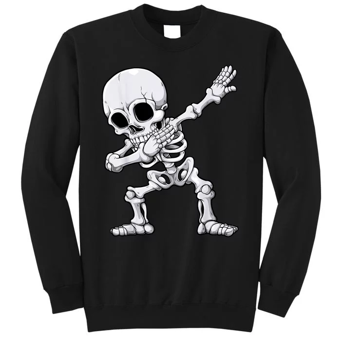 Halloween Dabbing Skeleton Skull Rib Cage Dab Dance Sweatshirt