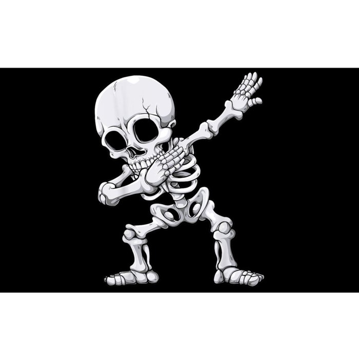 Halloween Dabbing Skeleton Skull Rib Cage Dab Dance Bumper Sticker