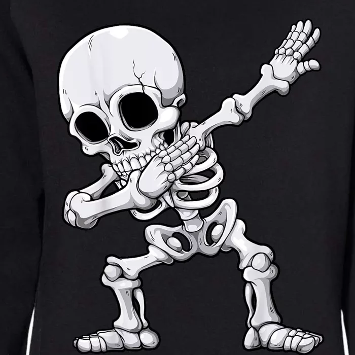 Halloween Dabbing Skeleton Skull Rib Cage Dab Dance Womens California Wash Sweatshirt