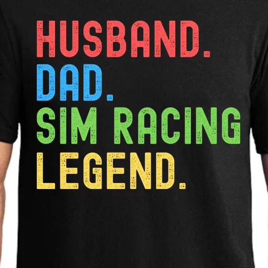 Husband Dad Sim Racing Legend Racing Sim Esport Sim Racer Sim Racing Cockpit Pajama Set