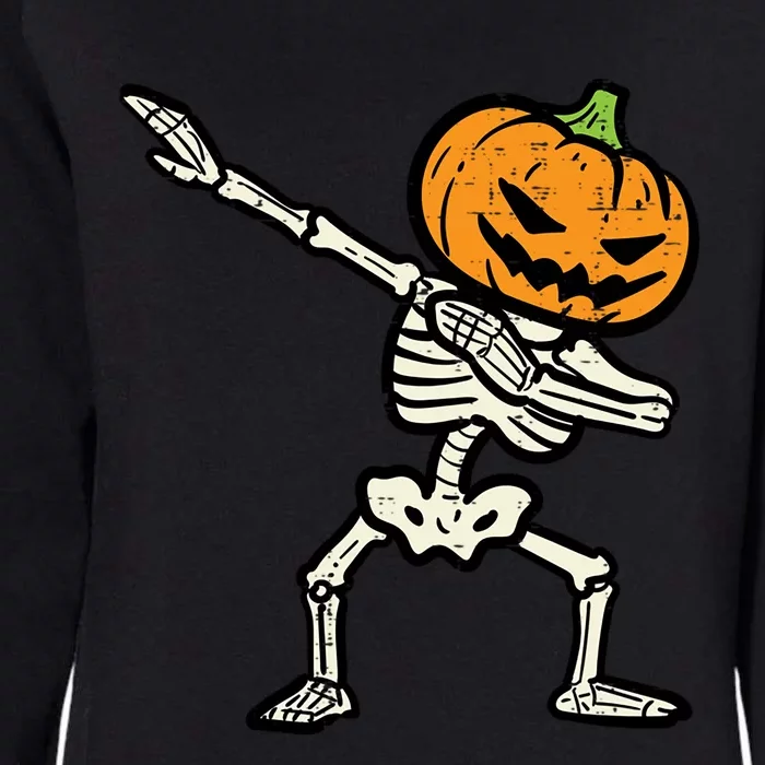 Halloween Dab Skeleton Pumpkin Costume Great Gift Womens California Wash Sweatshirt