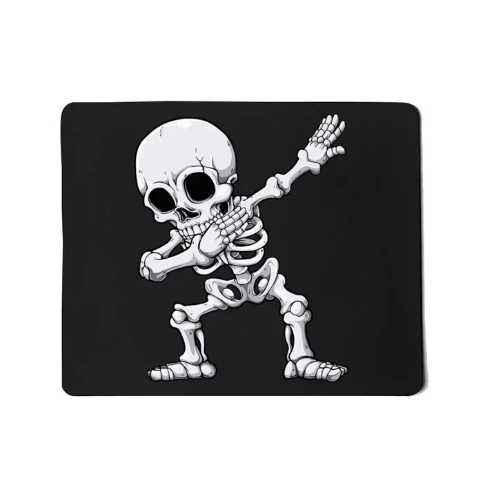 Halloween Dabbing Skeleton Skull Rib Cage Dab Dance Mousepad