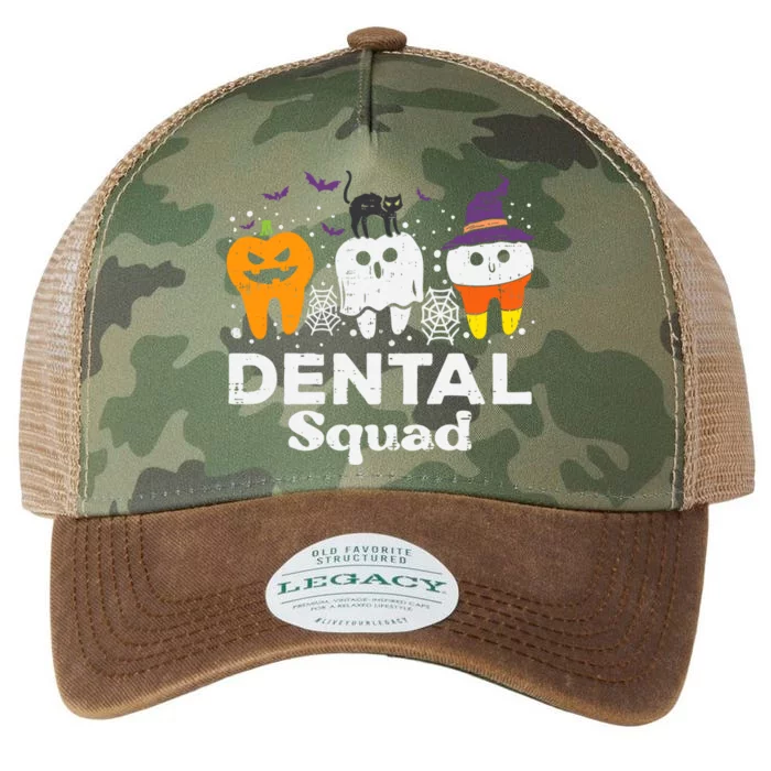 Halloween Dental Squad Teeth Funny Costume Dentist Great Gift Legacy Tie Dye Trucker Hat