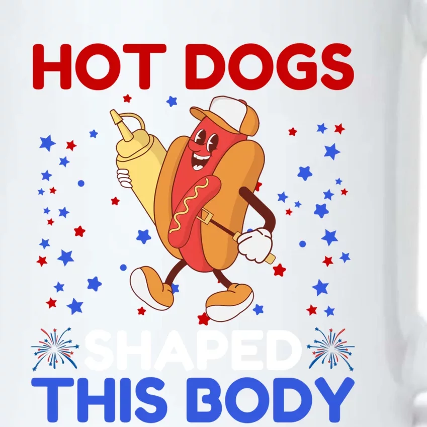 Hot Dogs Shaped This Body For Hot Dogs Lovers 4th Of July Funny Gift Black Color Changing Mug