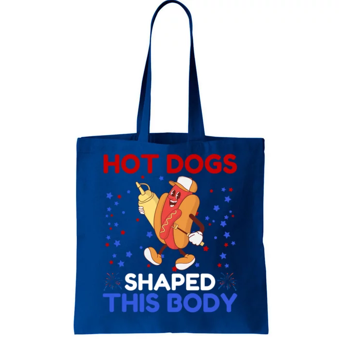 Hot Dogs Shaped This Body For Hot Dogs Lovers 4th Of July Funny Gift Tote Bag