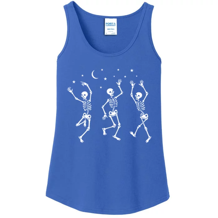 Halloween Dancing Skeletons Gift Ladies Essential Tank