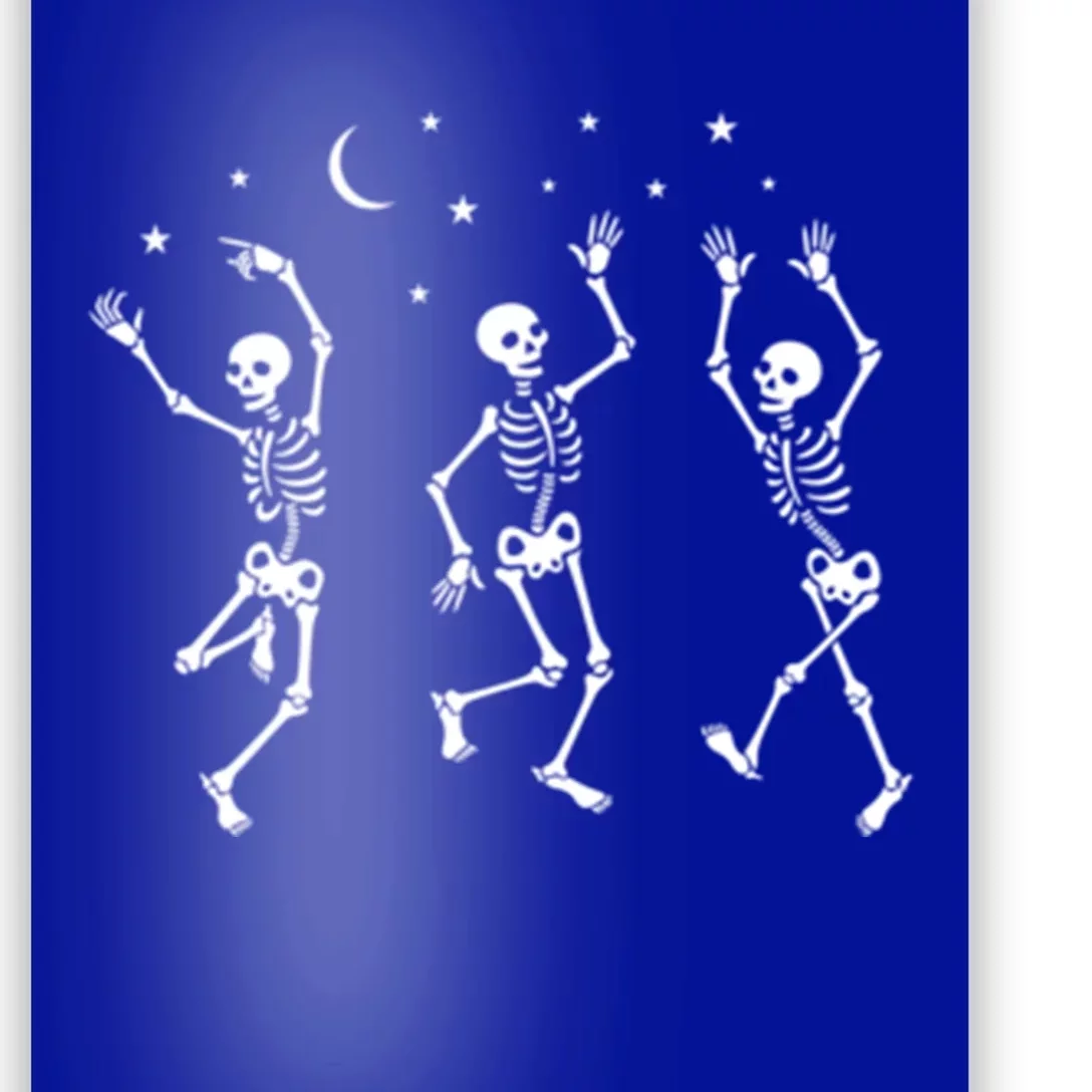 Halloween Dancing Skeletons Gift Poster