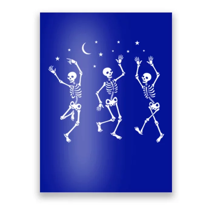 Halloween Dancing Skeletons Gift Poster